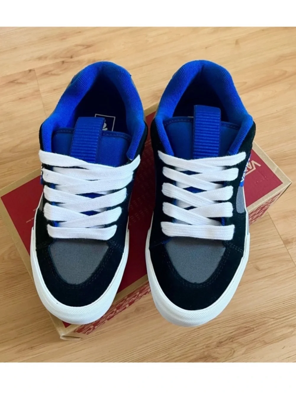 Vans CHUKKA PUSH LS 'BLACK BLUE PEWTER' Mens 13.0 US